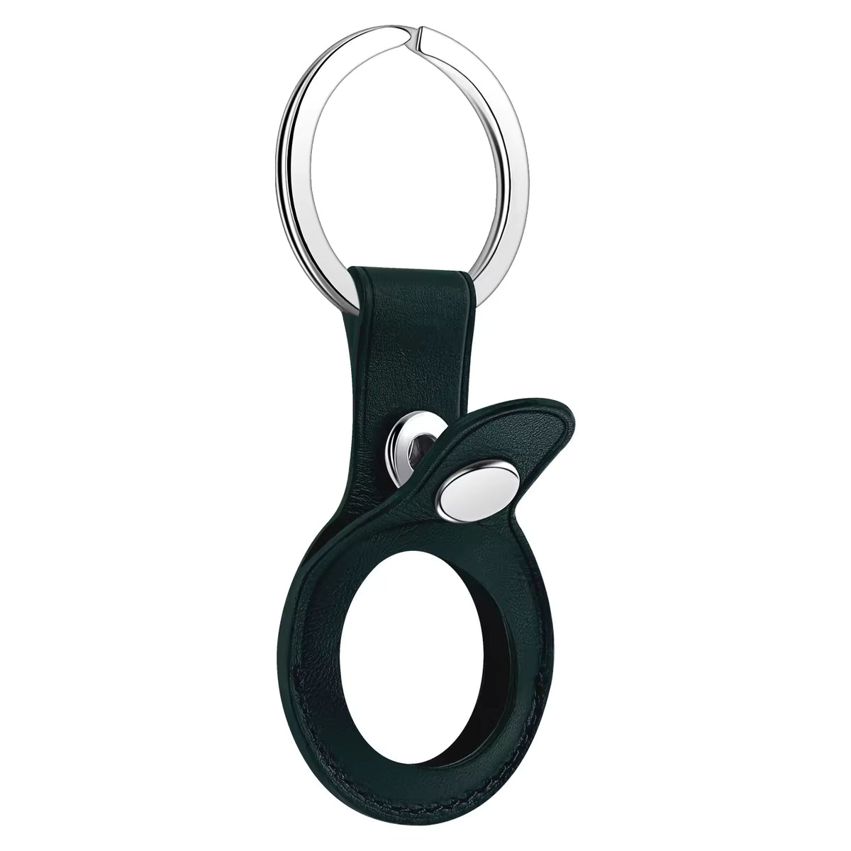 AirTag Leather Key Ring Loop