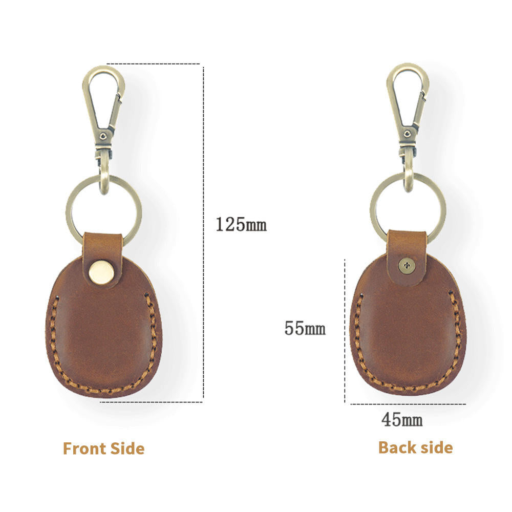 AirTag Key Ring Leather Sak
