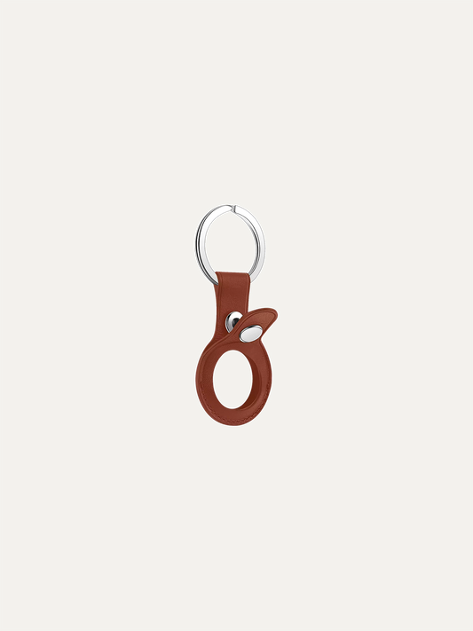 AirTag Leather Key Ring Loop